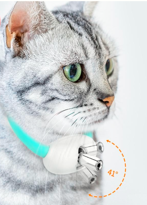 Collar con laser para gatos