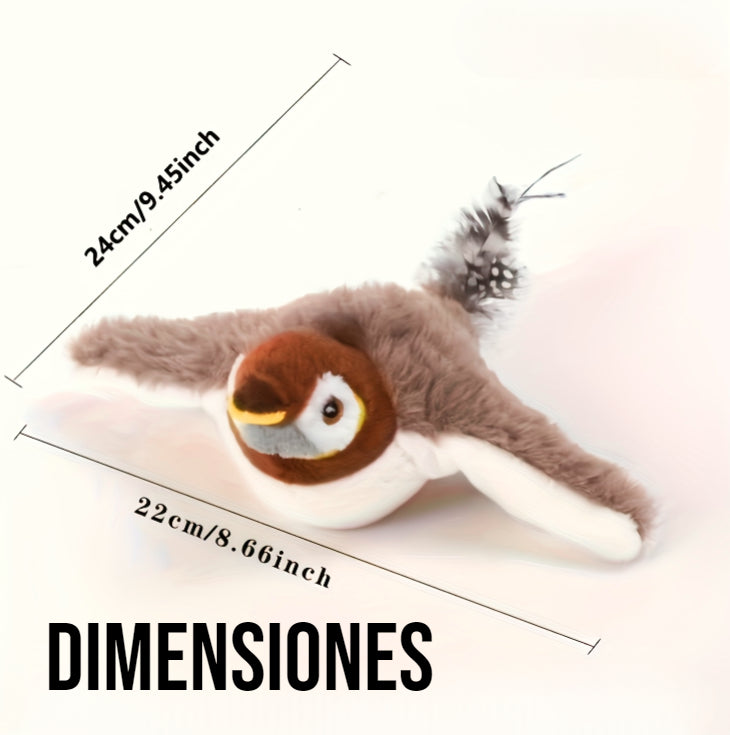 Pájaro volador, juguete para gatos