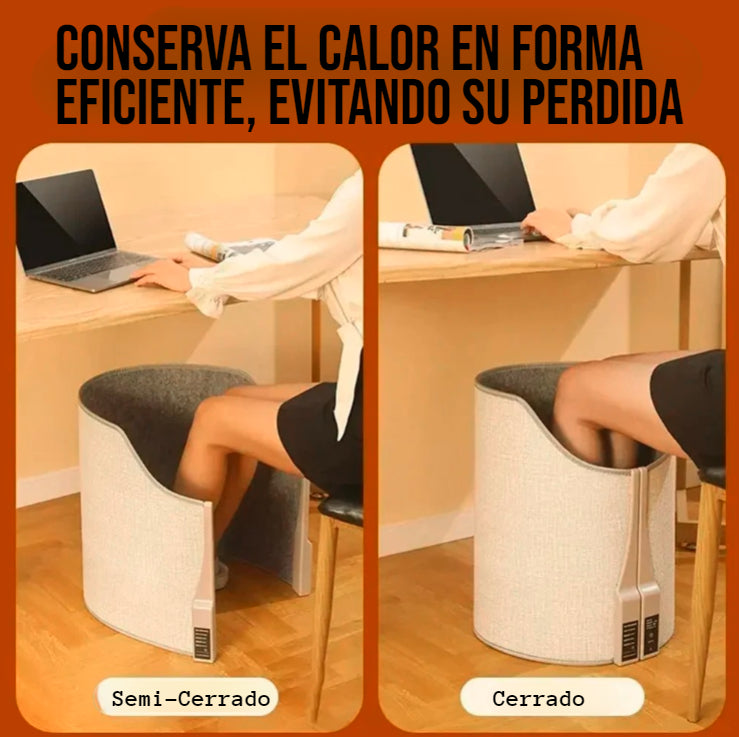 Calentador de pies portátil plegable