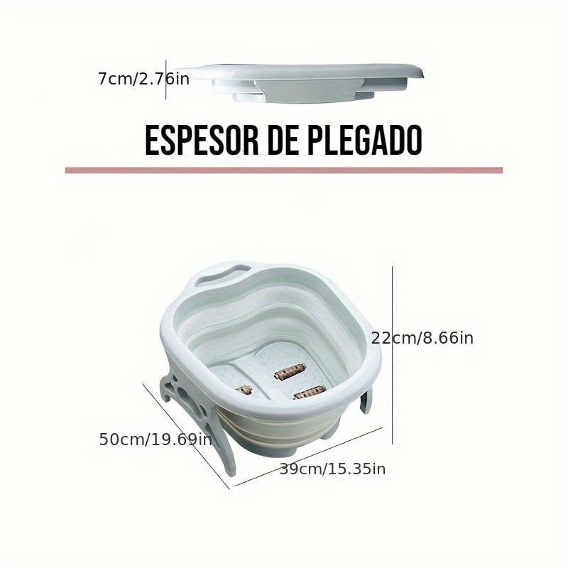 Masajeador de pie SPA bañera plegable
