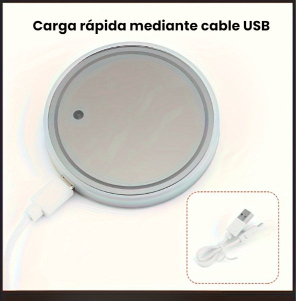 Portavasos LED recargables