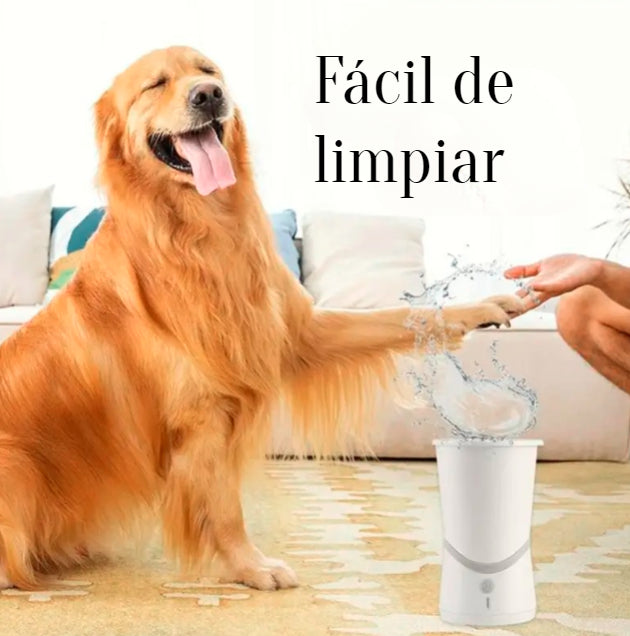 Limpiador automático de patas para mascotas
