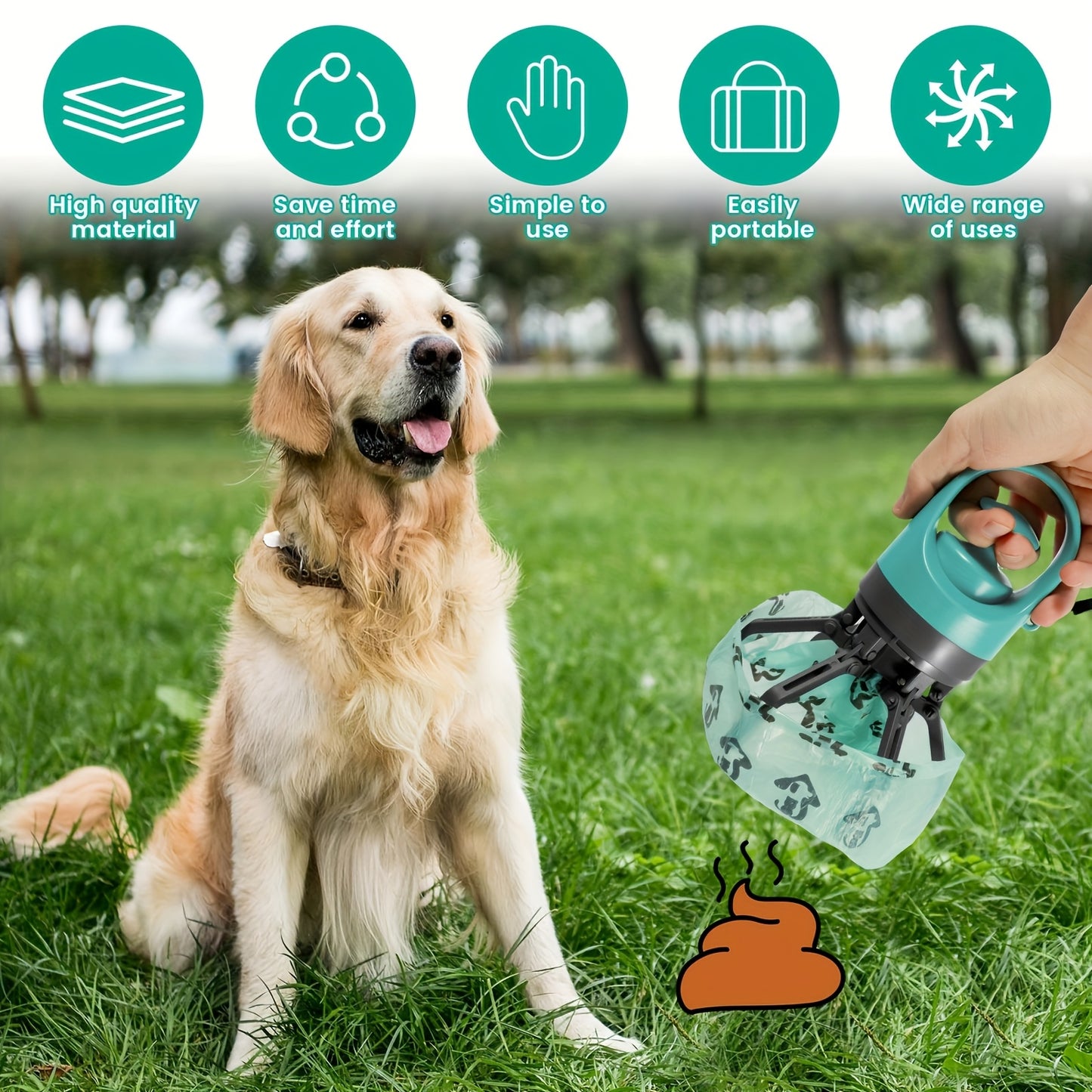 Recogedor de Excrementos de Perro Estilo Araña