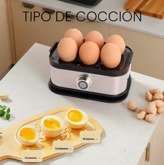 Hervidor eléctrico para 6 huevos