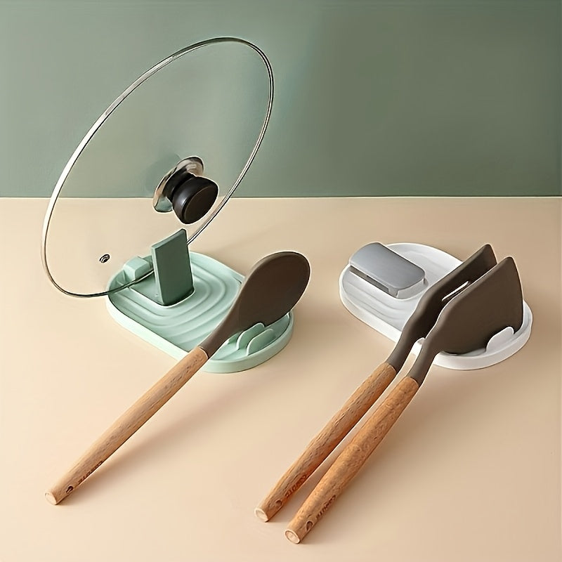 Soporte para tapa de ollas y cucharas