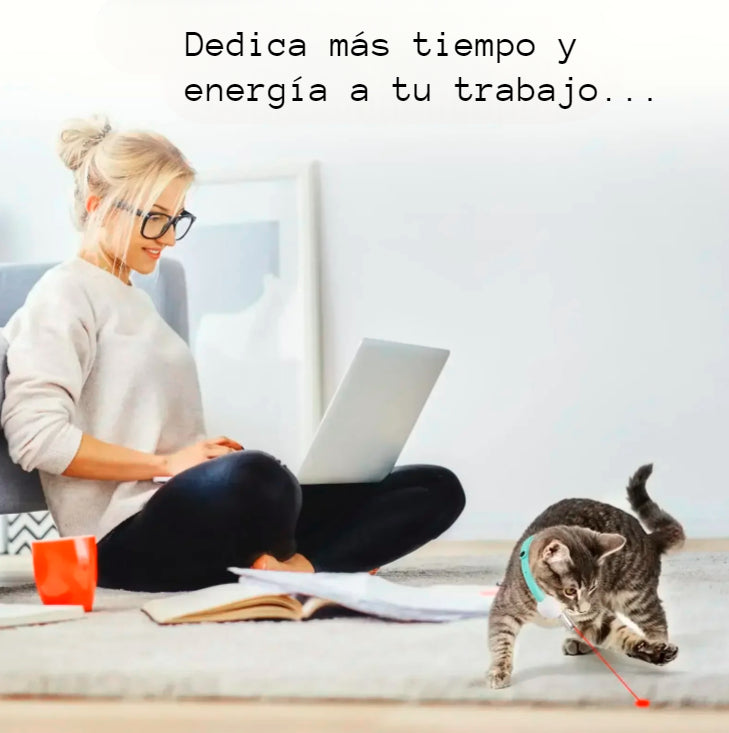 Collar con laser para gatos