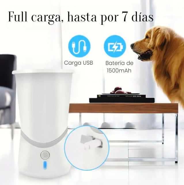 Limpiador automático de patas para mascotas