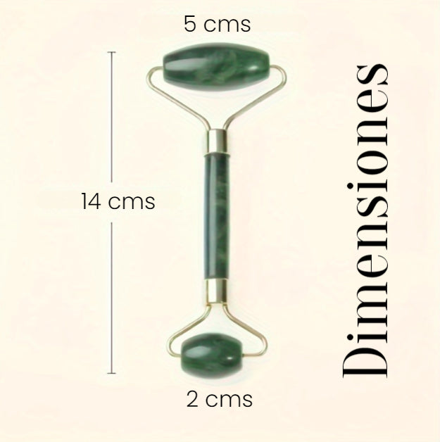 Masajeador Facial Roller de Jade