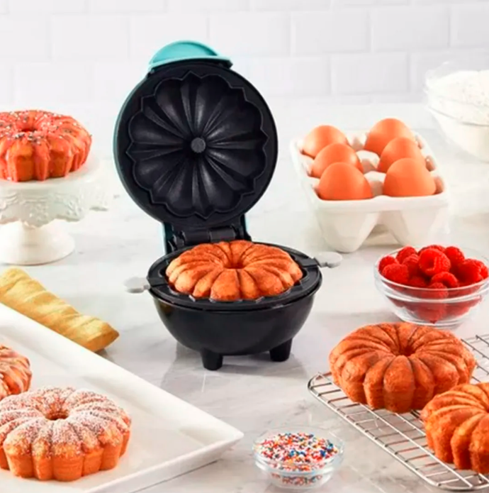Máquina mini antiadherente para cocinar queque