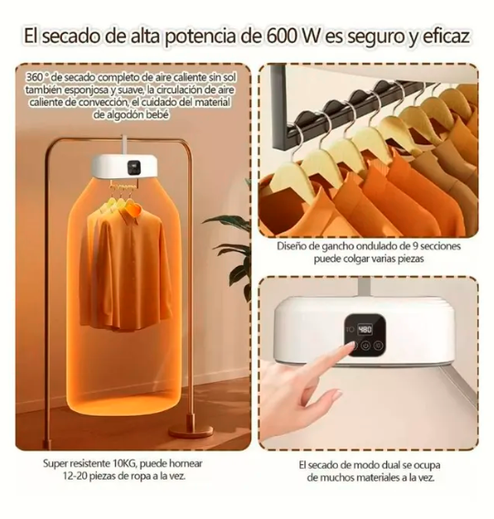 Secador de ropa portátil