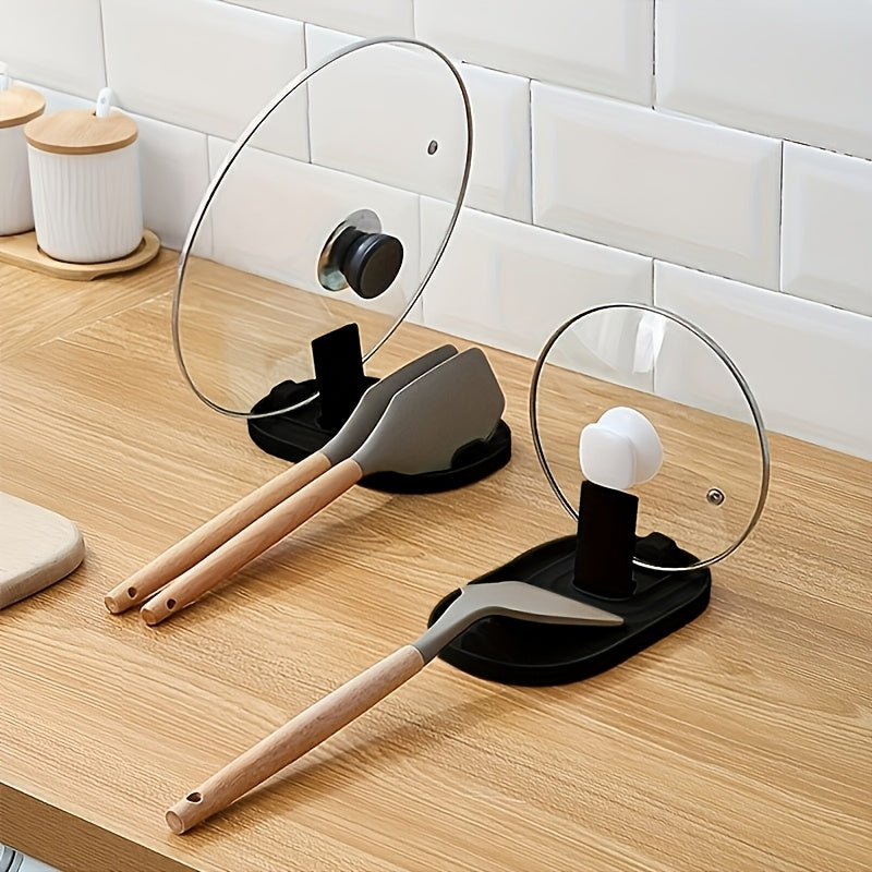 Soporte para tapa de ollas y cucharas