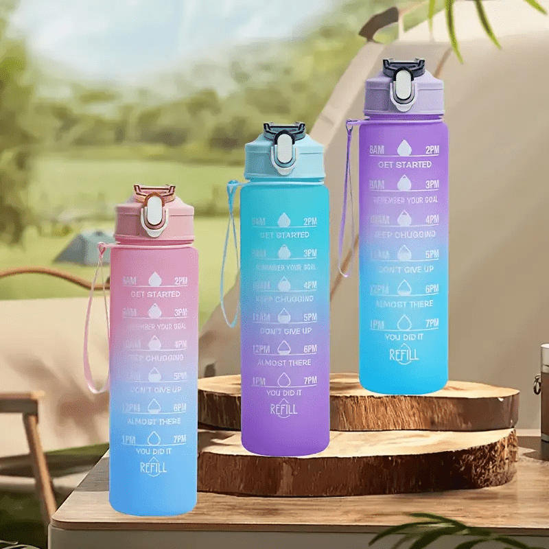 3 Botellas de Agua Motivacional