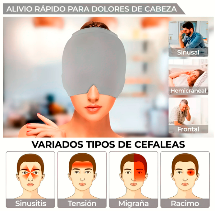 Gorro anti migrañas