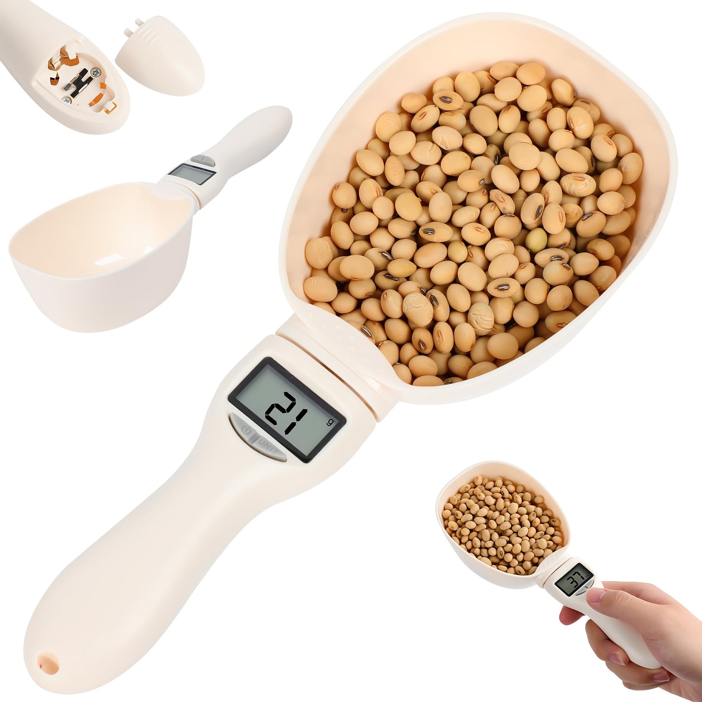 Cuchara medidora de alimentos