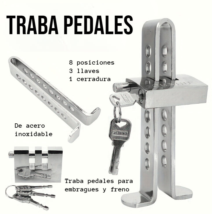 Traba pedales - Auto Antirrobo