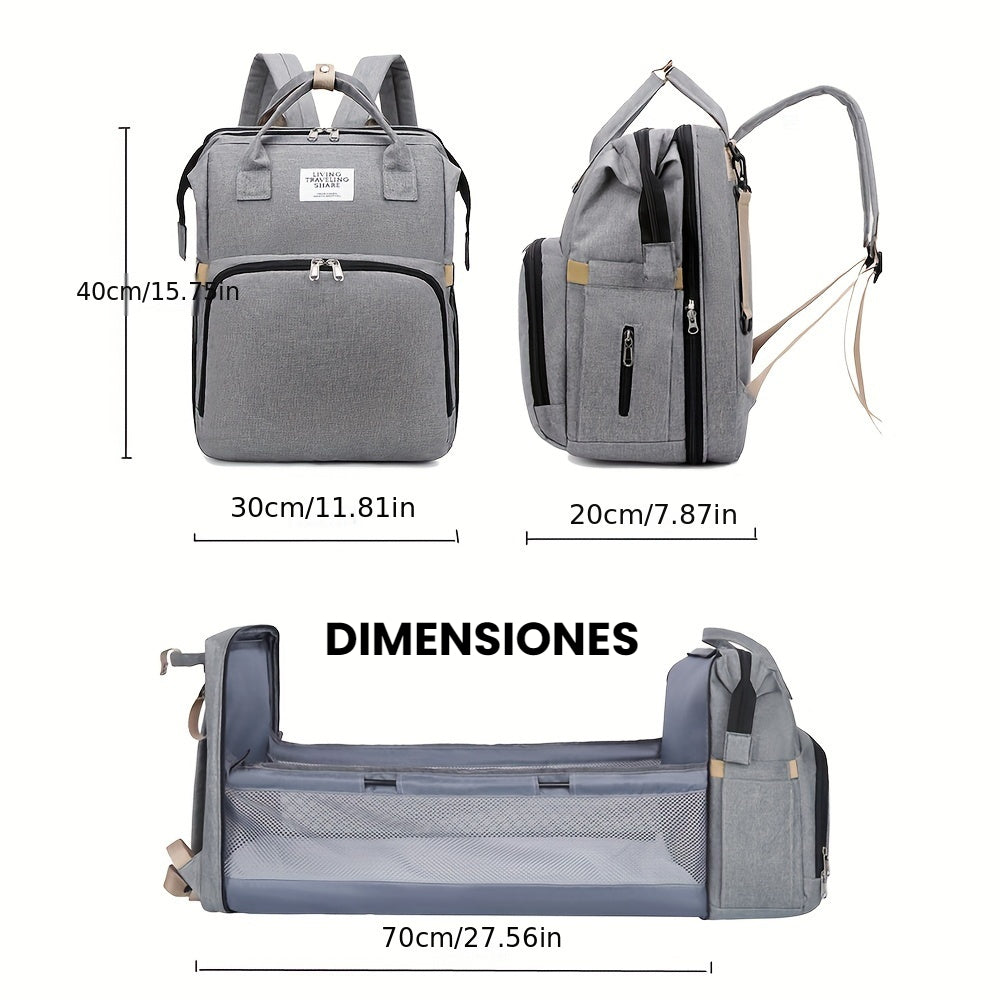 Mochila 3 en 1 _ Cuna / Cambiador
