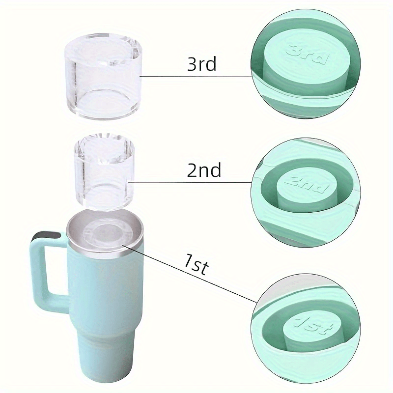 Molde de hielo cilíndricos huecos para vasos Stanley