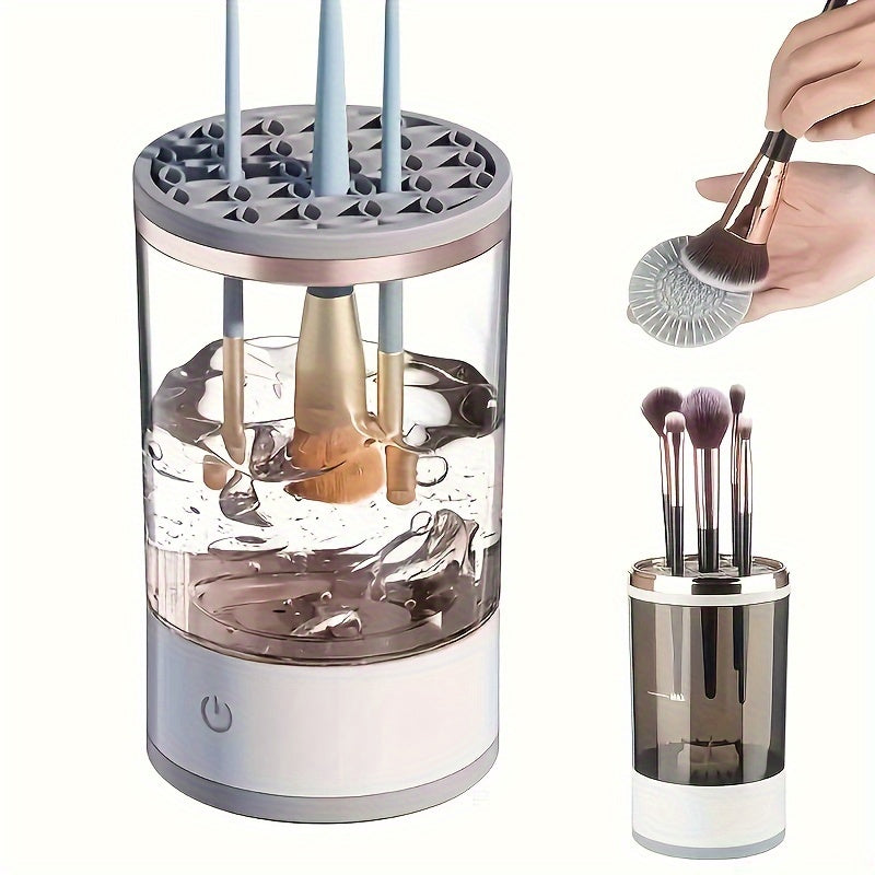 Limpiador de brochas de maquillaje