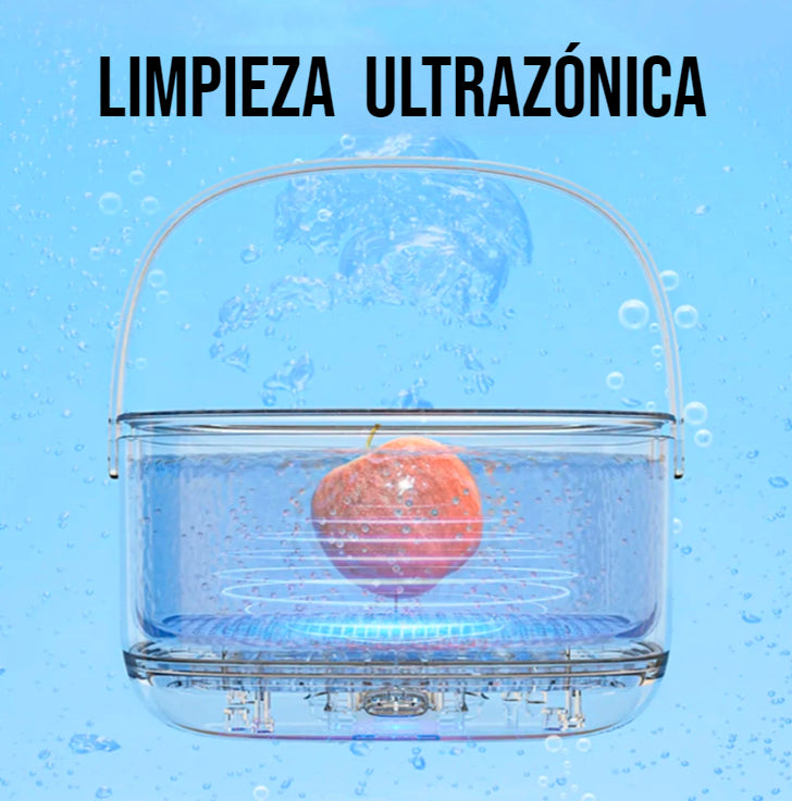Lavadora ultrasónica de verduras