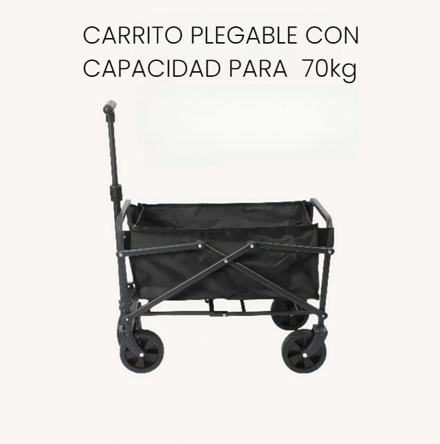 Carrito de arrastre plegable  Cap. 70kg