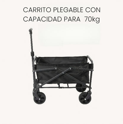 Carrito de arrastre plegable  Cap. 70kg