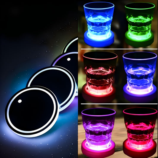 Portavasos LED recargables