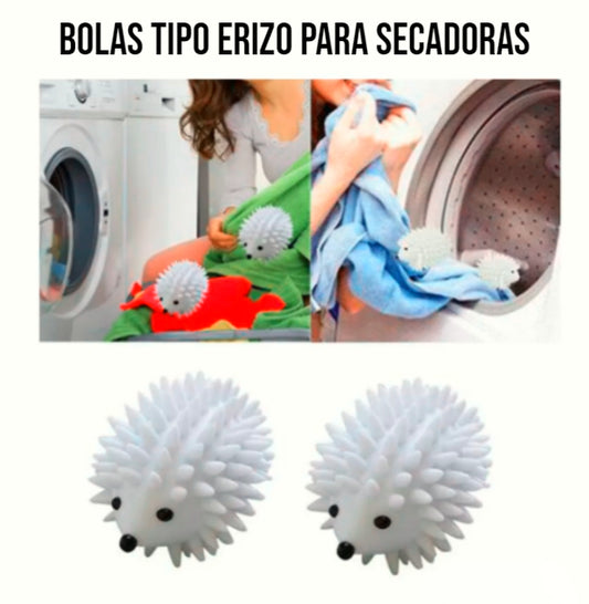 2 Bolas tipo erizo para secadoras