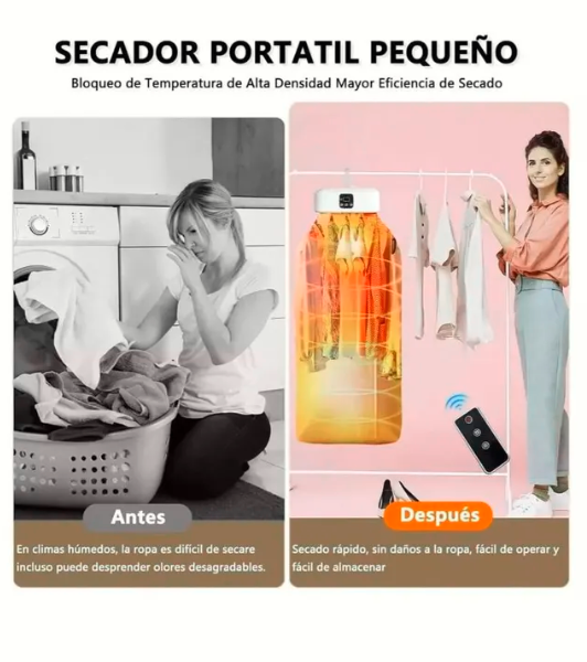 Secador de ropa portátil