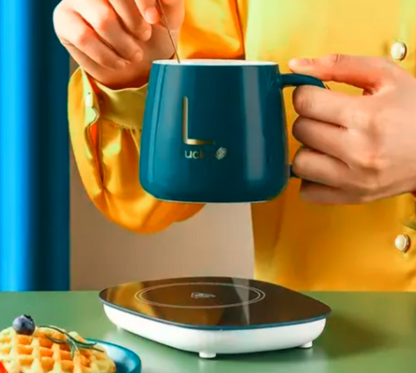 Calentador de taza posavaso eléctrico