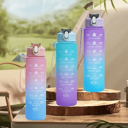 3 Botellas de Agua Motivacional
