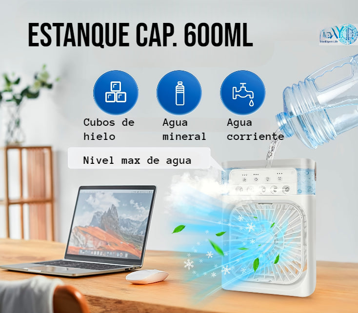 Mini Aire Acondicionado Humidificador