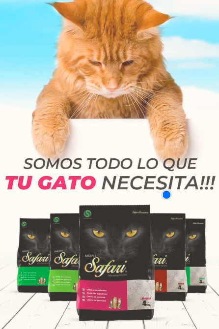 Arena para gatos - Safari aroma LAVANDA