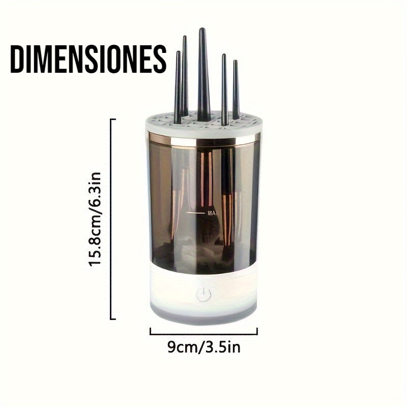Limpiador de brochas de maquillaje