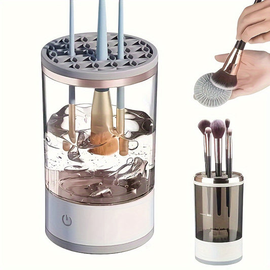 Limpiador de brochas de maquillaje