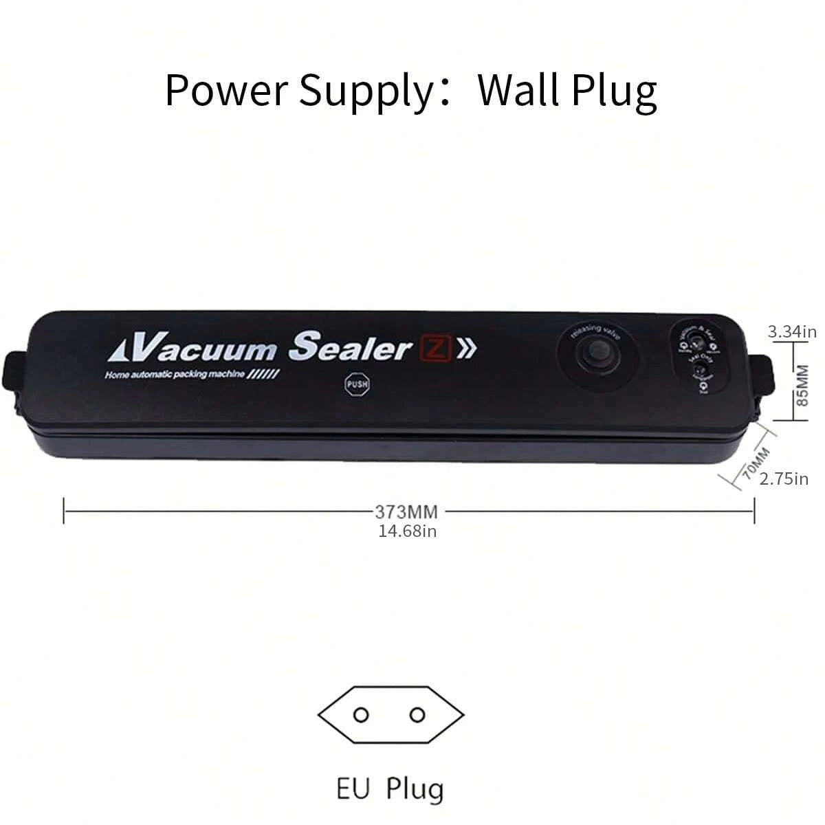 Maquina Selladora al Vacío + 1 Rollo de 5mts